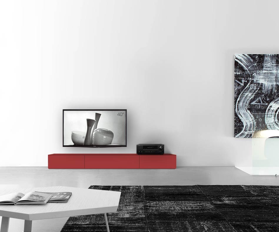 /Design Lowboard sol B210 H27 rouge mat /Design Lowboard sol B210 H27 rouge mat