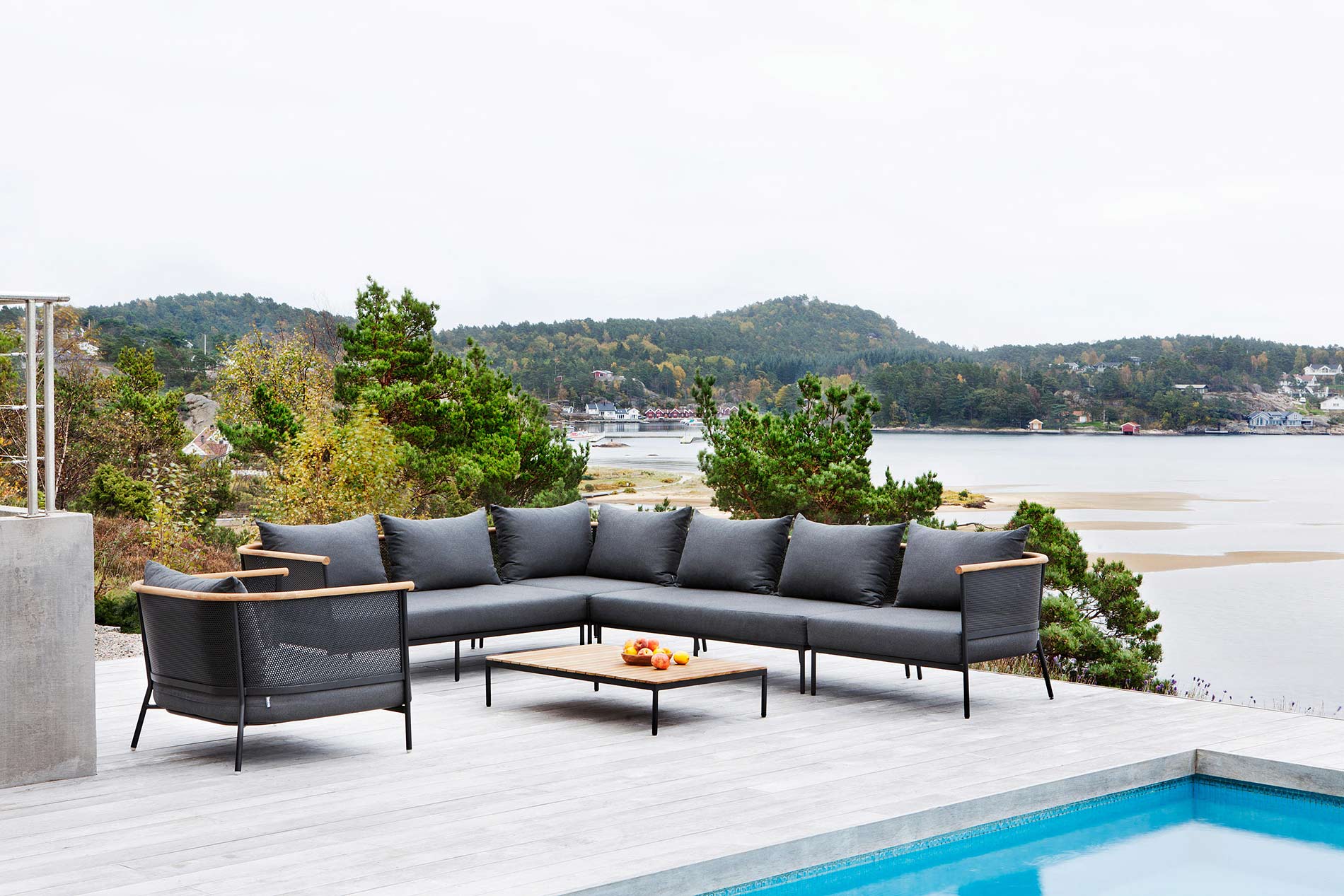 Canapé de jardin design groupe Oasiq Riad Canapé de jardin design groupe Oasiq Riad