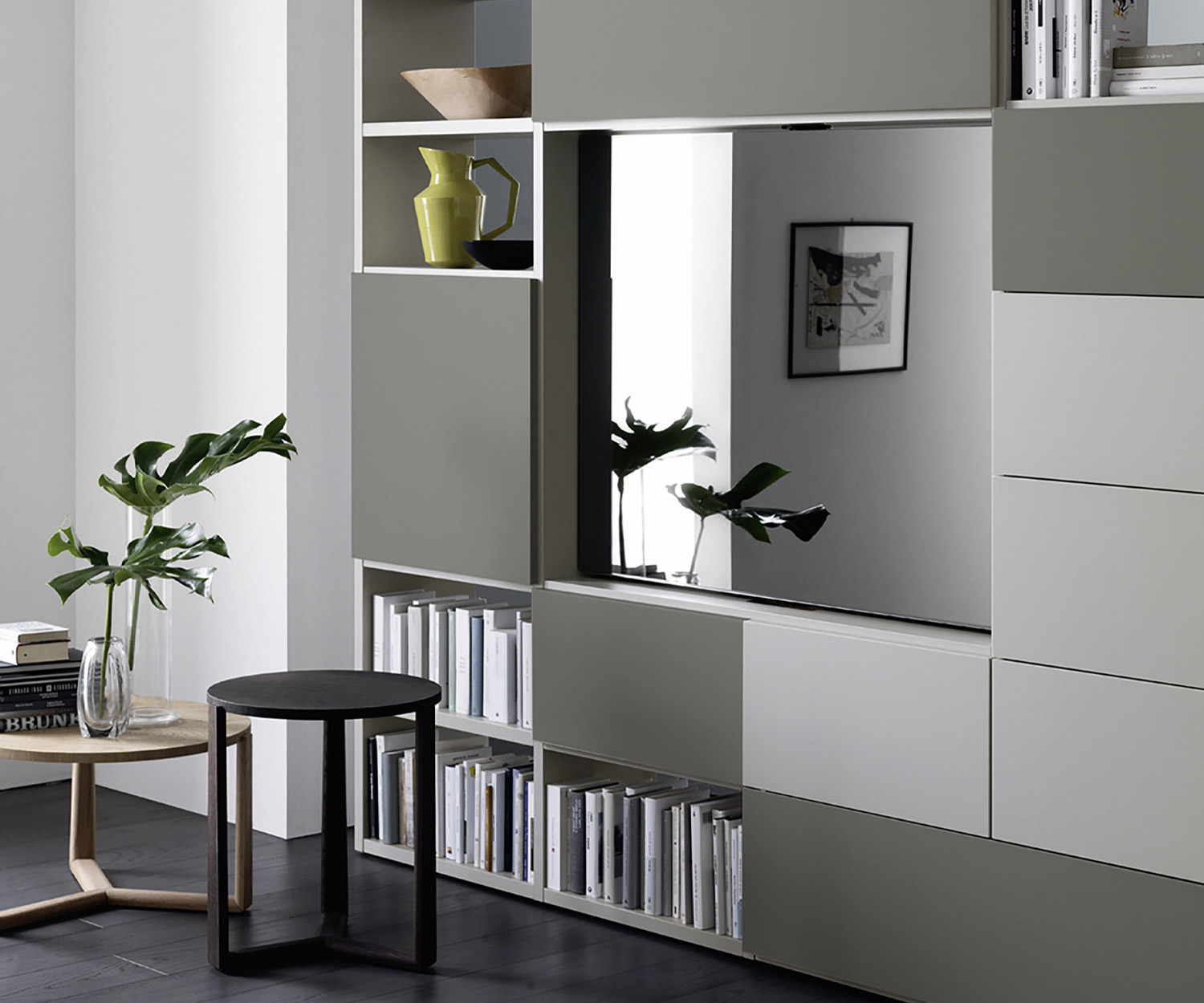 Grande bibliothèque design de séparation de pièce C90 de Livitalia  Grande bibliothèque design de séparation de pièce C90 de Livitalia