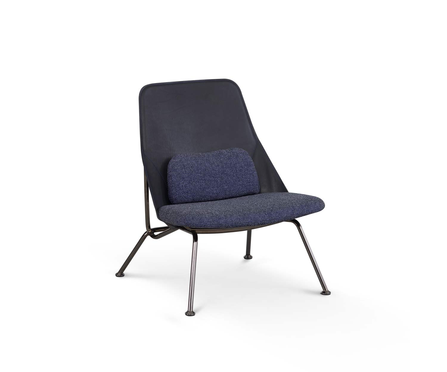 Prostoria Strain fauteuil bleu anthracite cuivre Prostoria Strain fauteuil bleu anthracite cuivre