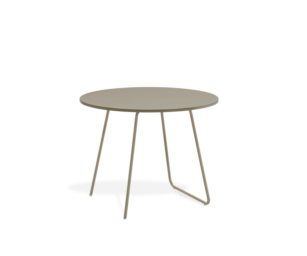Novamobili Table d'appoint Orbis Ø 60cm mat sable333 Novamobili Table d'appoint Orbis Ø 60cm mat sable333