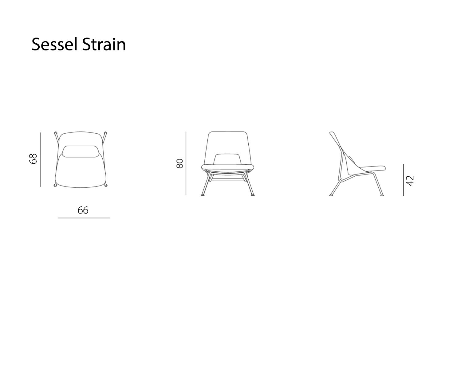 Prostoria Strain Fauteuil Dimensions Dimensions Prostoria Strain Fauteuil Dimensions Dimensions