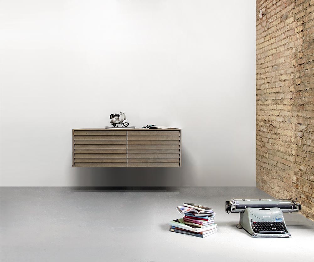 Punt Sussex Sideboard mural suspendu B119 Super Matt Noyer Punt Sussex Sideboard mural suspendu B119 Super Matt Noyer