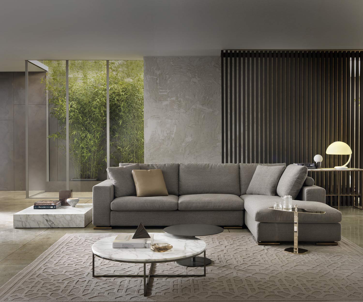 Canapé design italien Jack avec chaise longue Canapé design italien Jack avec chaise longue