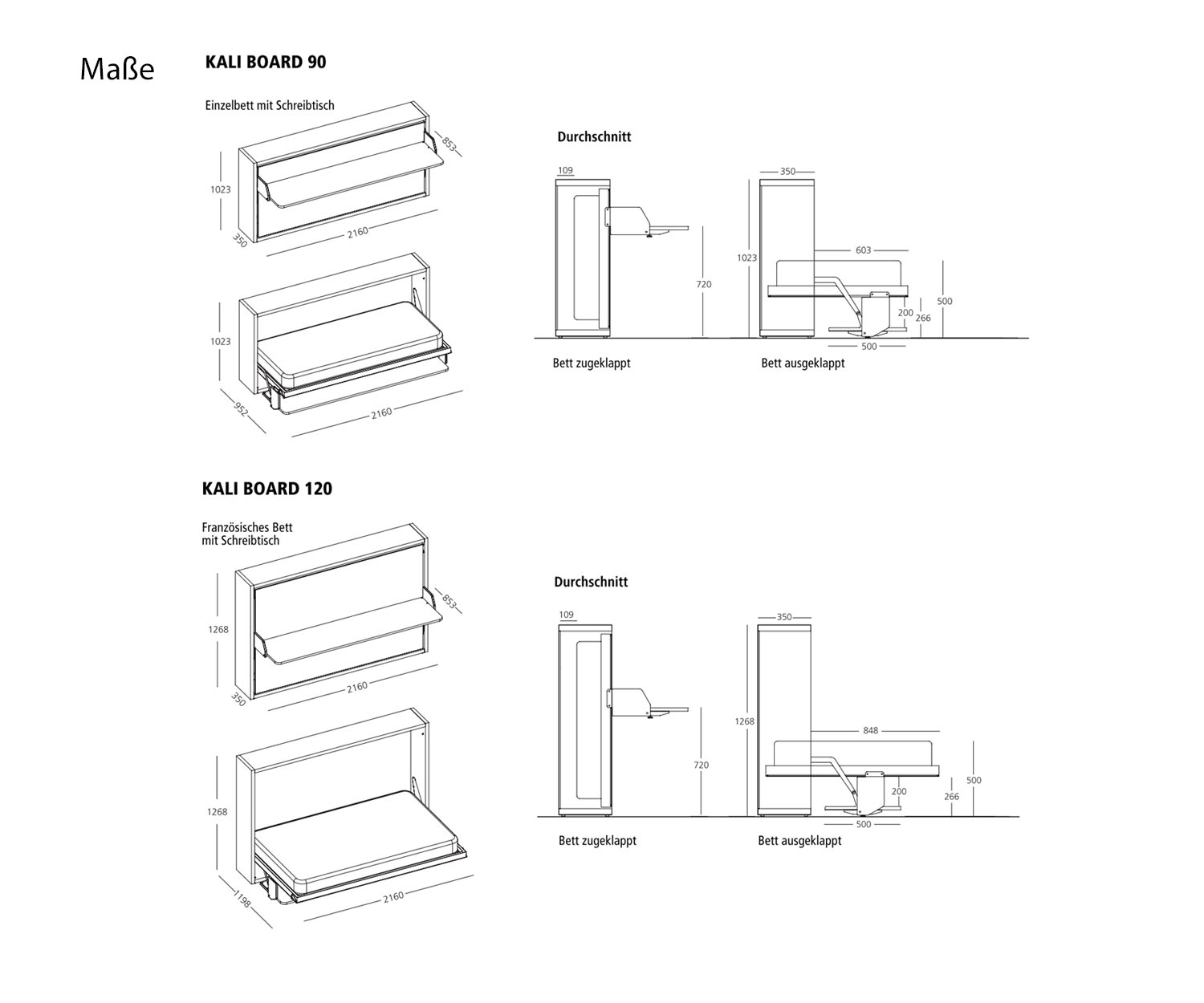 Clei Kali 90/120 Planche Croquis Dimensions Tailles Clei Kali 90/120 Planche Croquis Dimensions Tailles