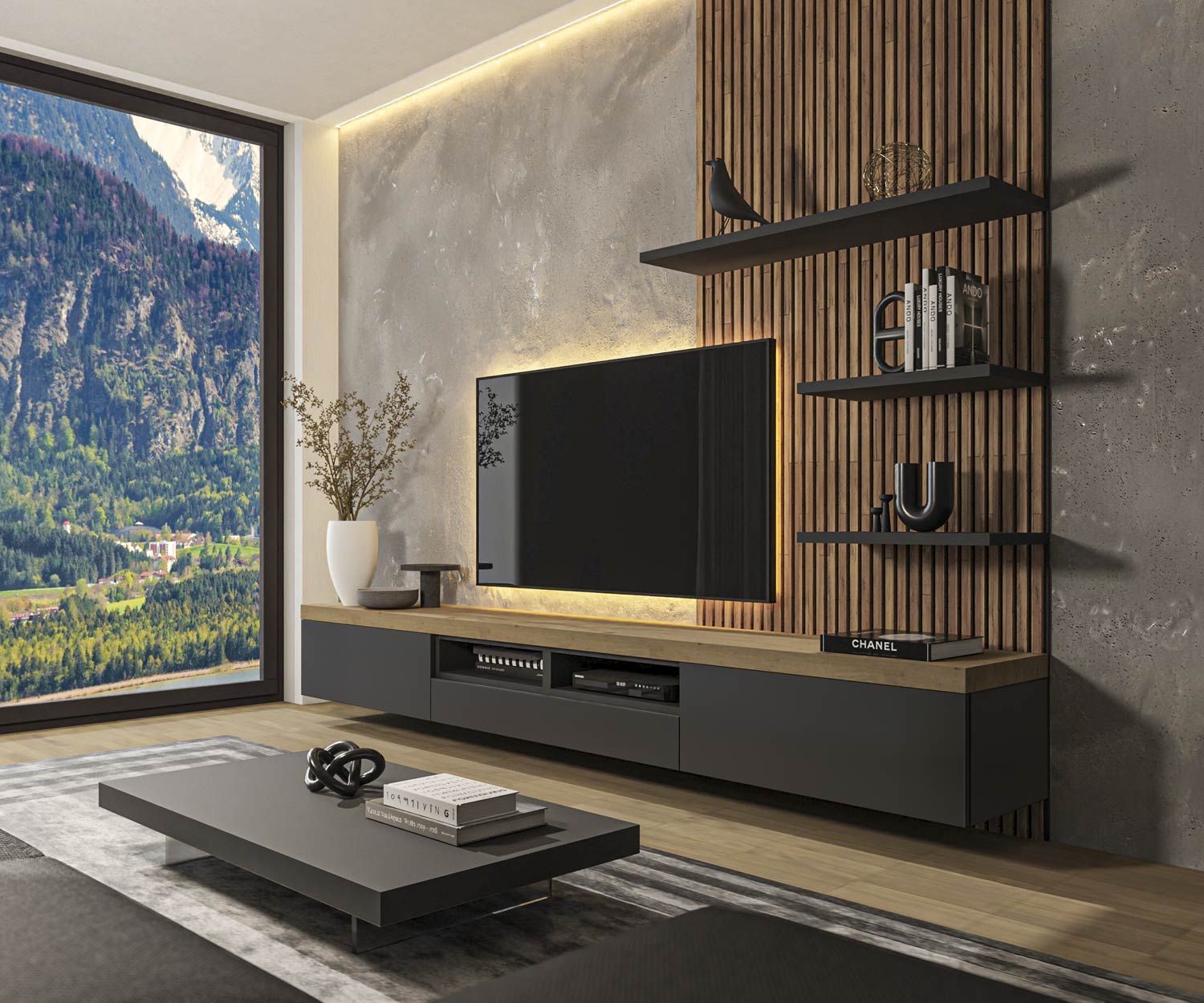 Livitalia Meuble-paroi C101  Livitalia Meuble-paroi C101