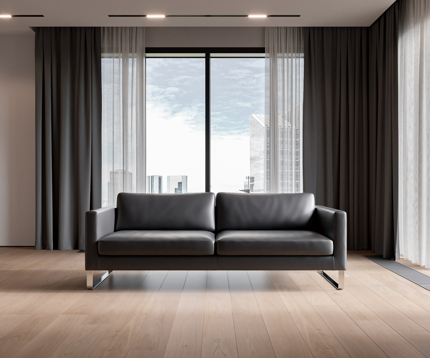 Elegance 3 places cuir Antracite Elegance 3 places cuir Antracite