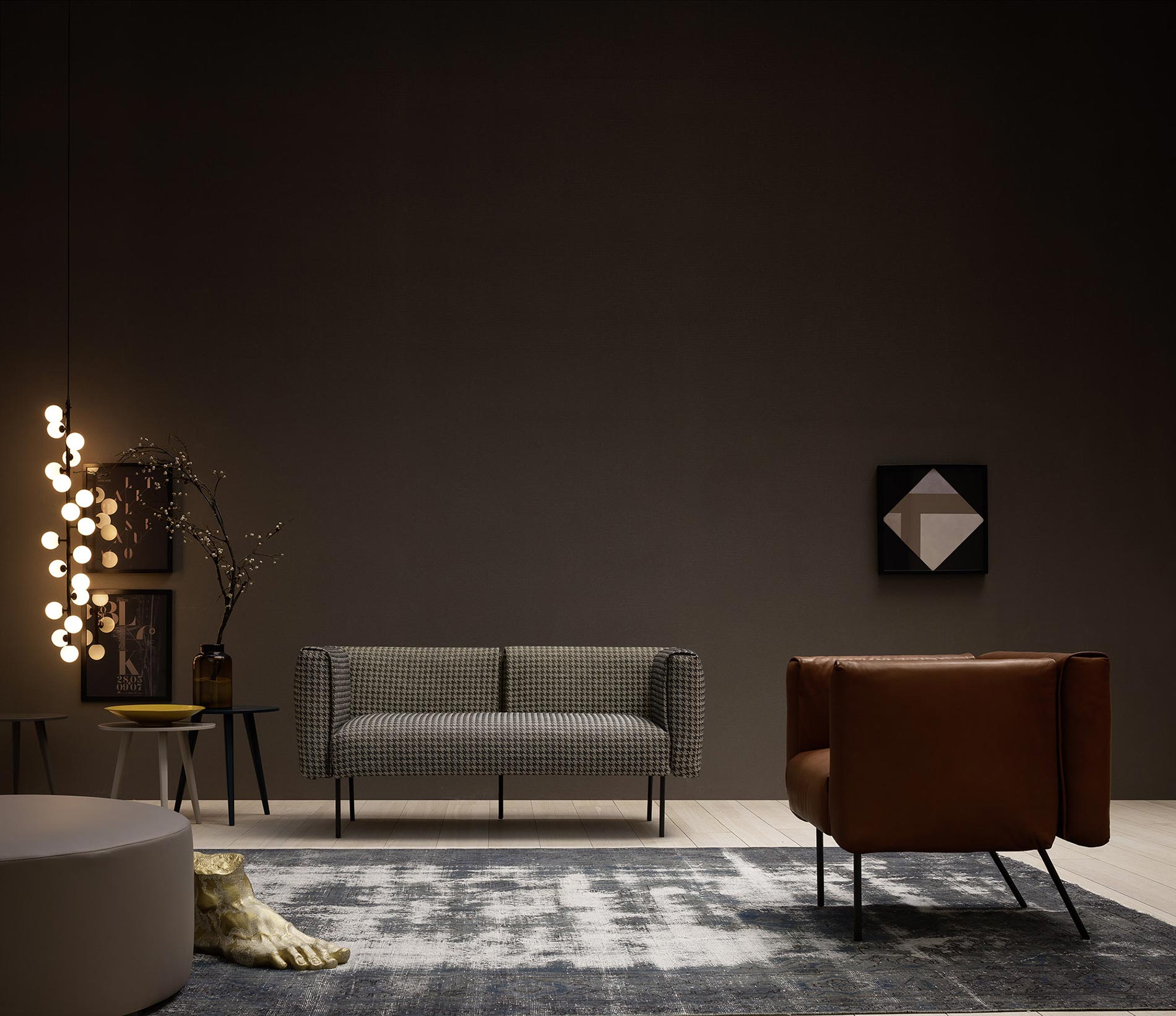 Foryer canapé fauteuil élégant