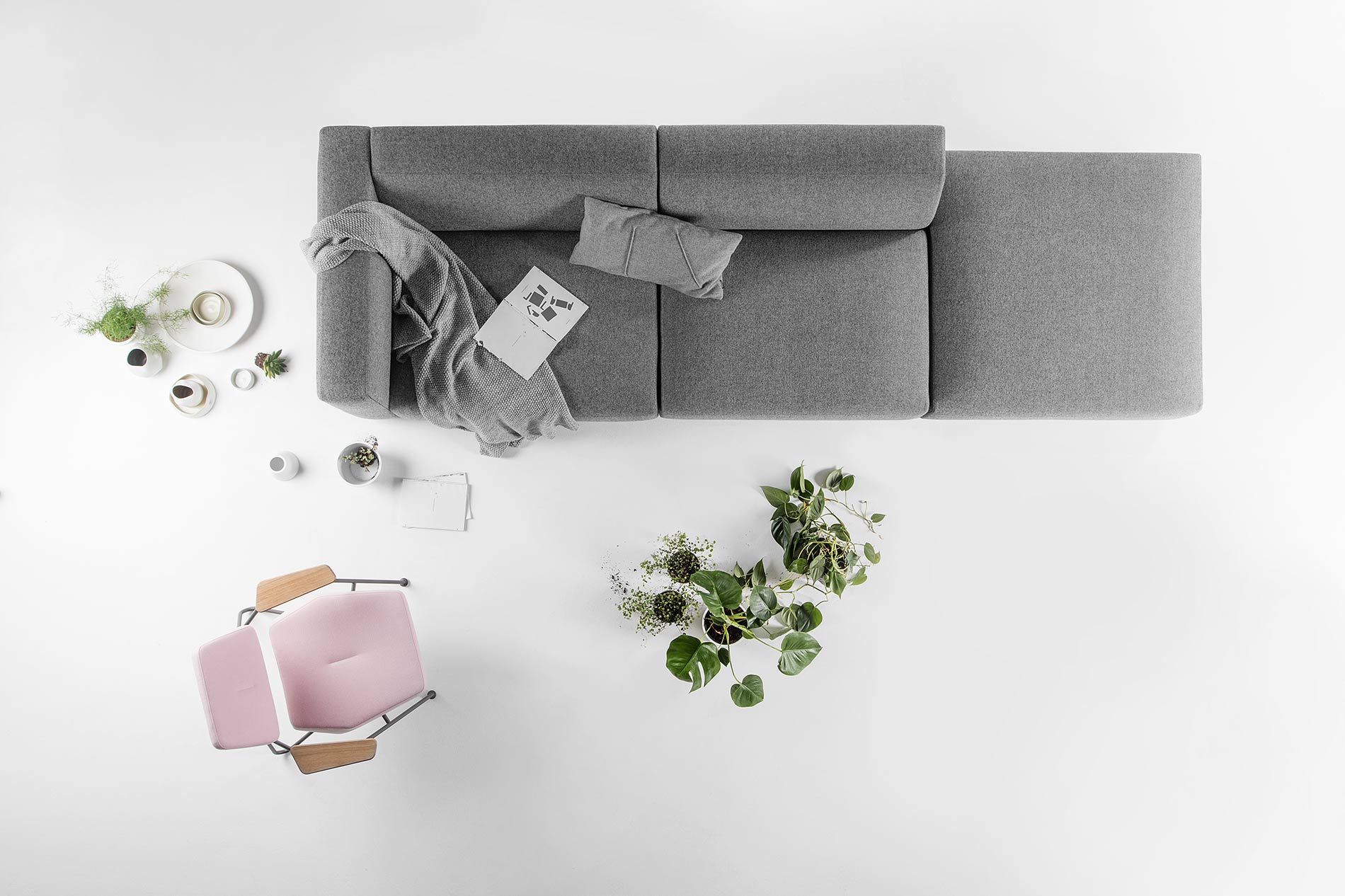 Gris Canapé confortable Match