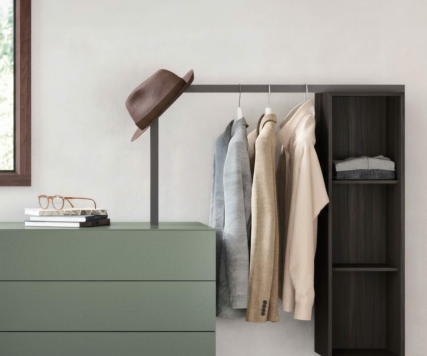 Novamobili Commode Easy 4 avec penderie