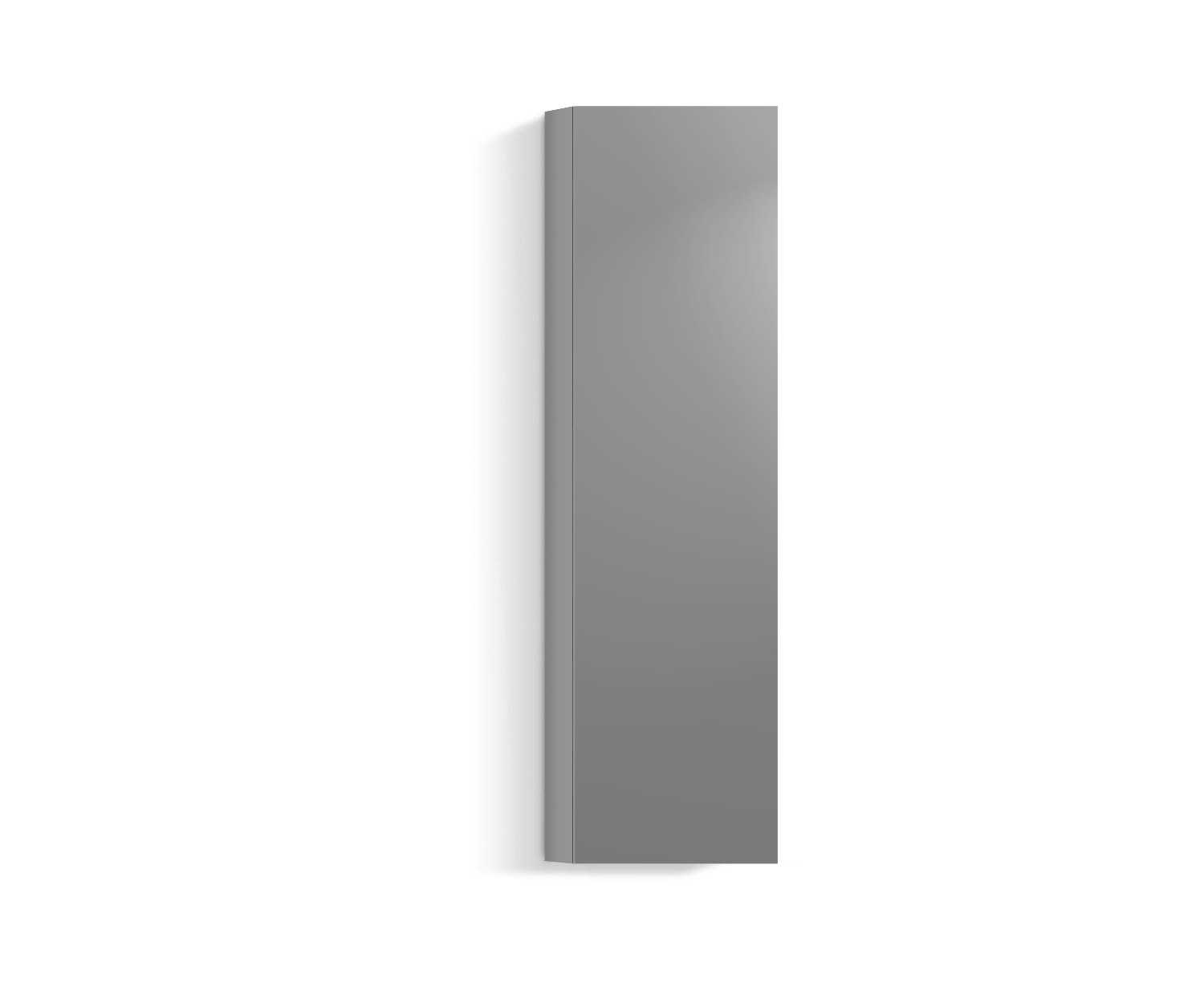 Design Salon Meuble suspendu Vertical H160 L45 gris clair330 Design Salon Meuble suspendu Vertical H160 L45 gris clair330