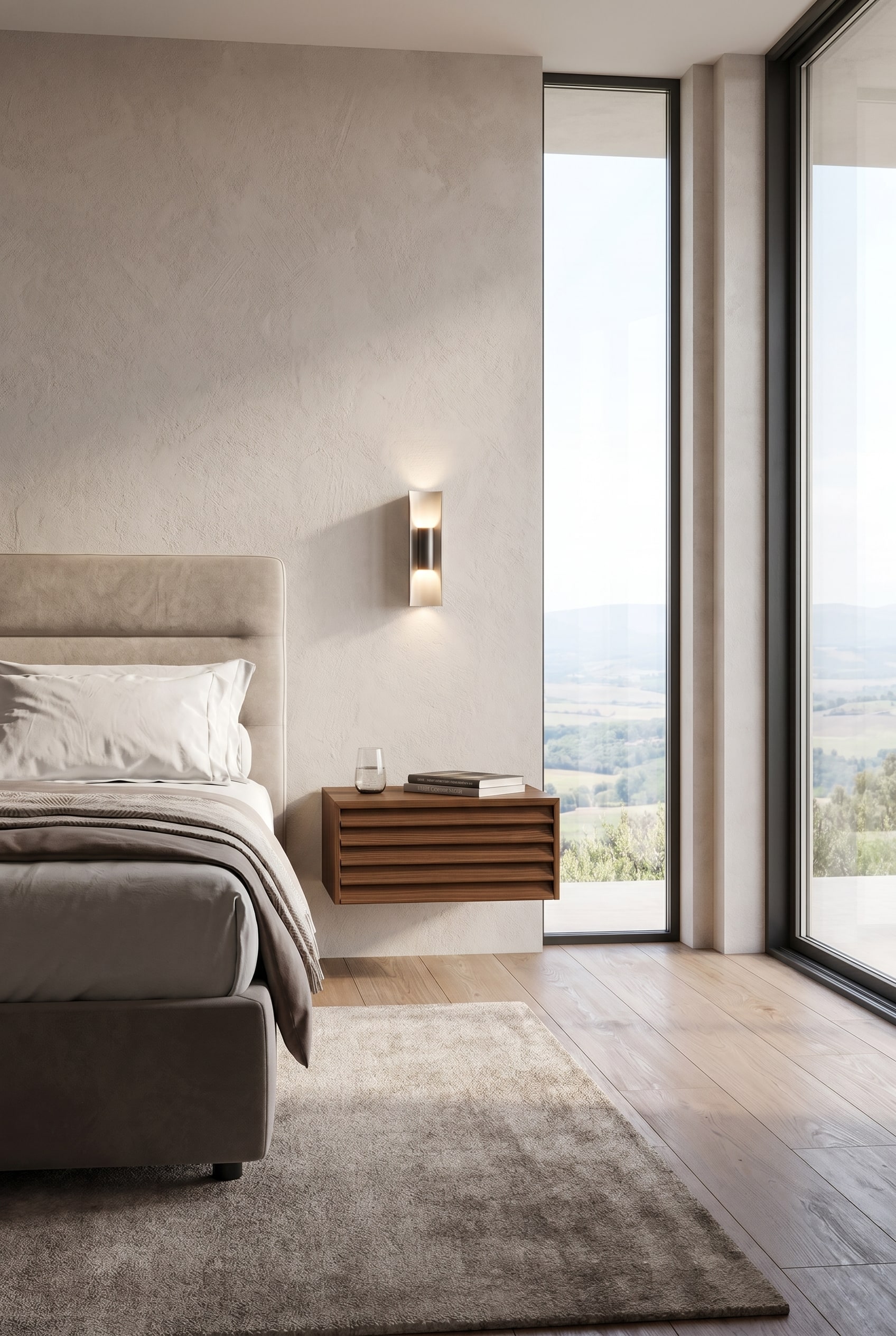 Punt Sussex Nachttisch mit Holzlamellen-Front Punt Sussex Nachttisch mit Holzlamellen-Front