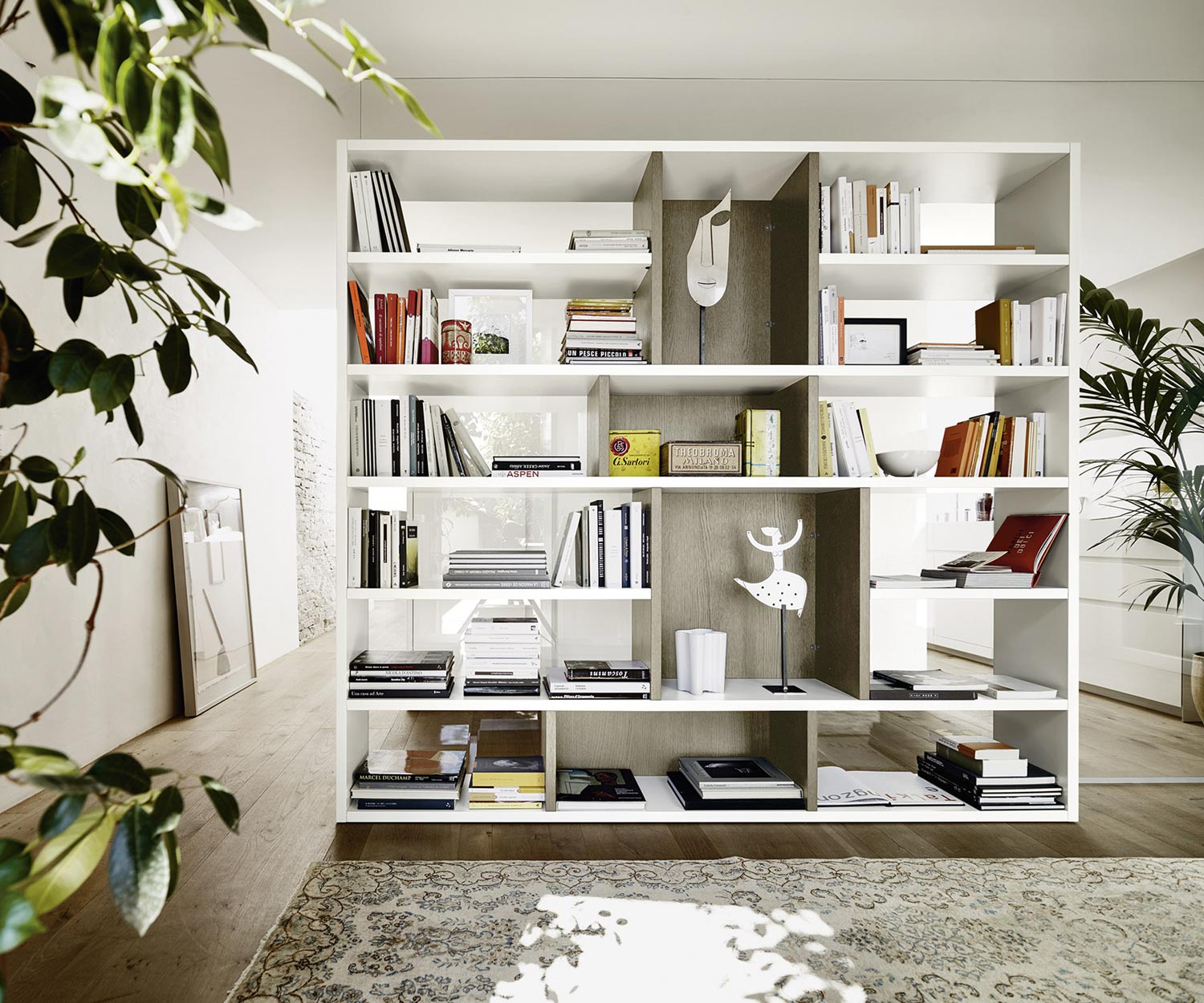 Exclusif Livitalia Design Séparation de pièce Bibliothèque C87 Exclusif Livitalia Design Séparation de pièce Bibliothèque C87