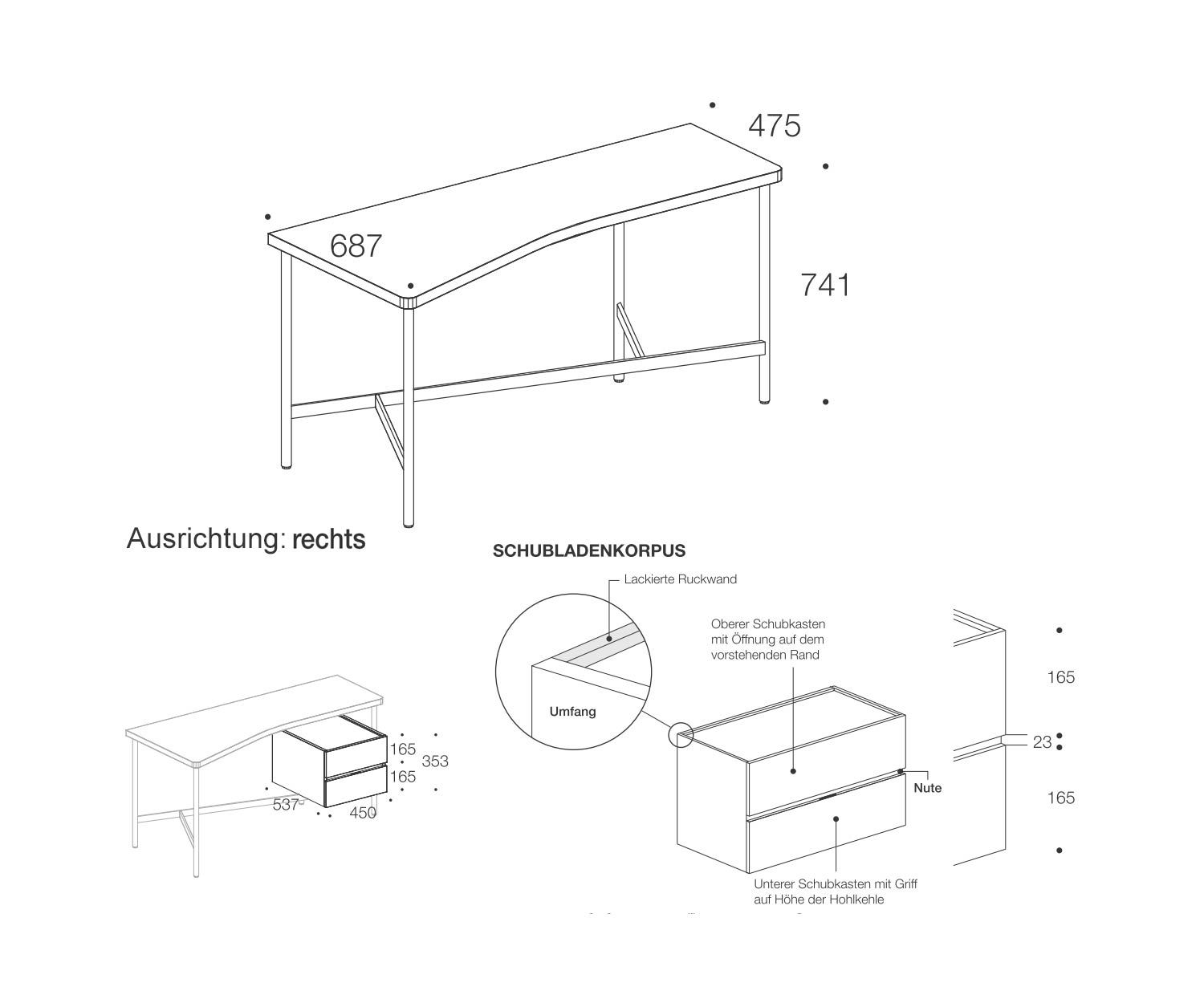 Livitalia Bureau design Dimensions du bureau Esquisse Tailles Livitalia Bureau design Dimensions du bureau Esquisse Tailles
