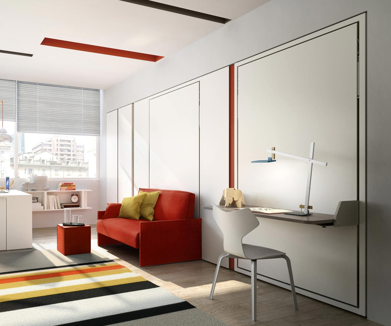 Clei Lits escamotables Altea Book 120 Canapé ouvert Clei Lits escamotables Altea Book 120 Canapé ouvert