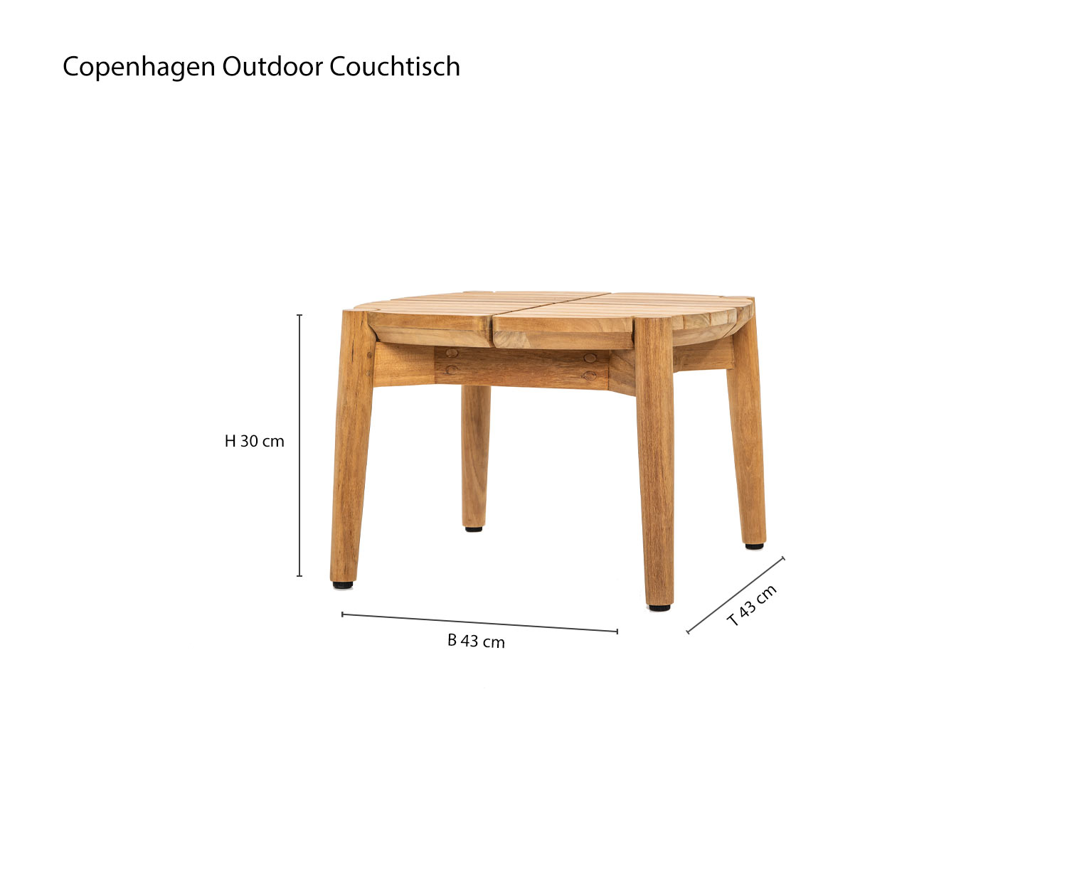 Copenhagen Table d'appoint Terrasse Esquisse Copenhagen Table d'appoint Terrasse Esquisse